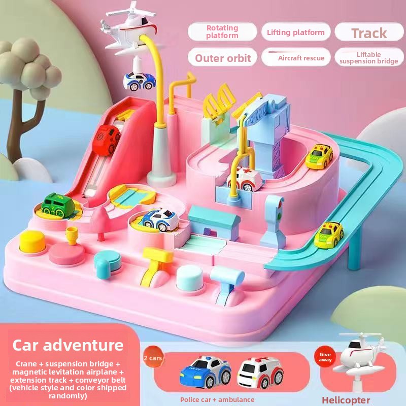 Interactive Educational Rail Car Toy