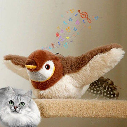 Interactive Flapping Bird Cat Toy