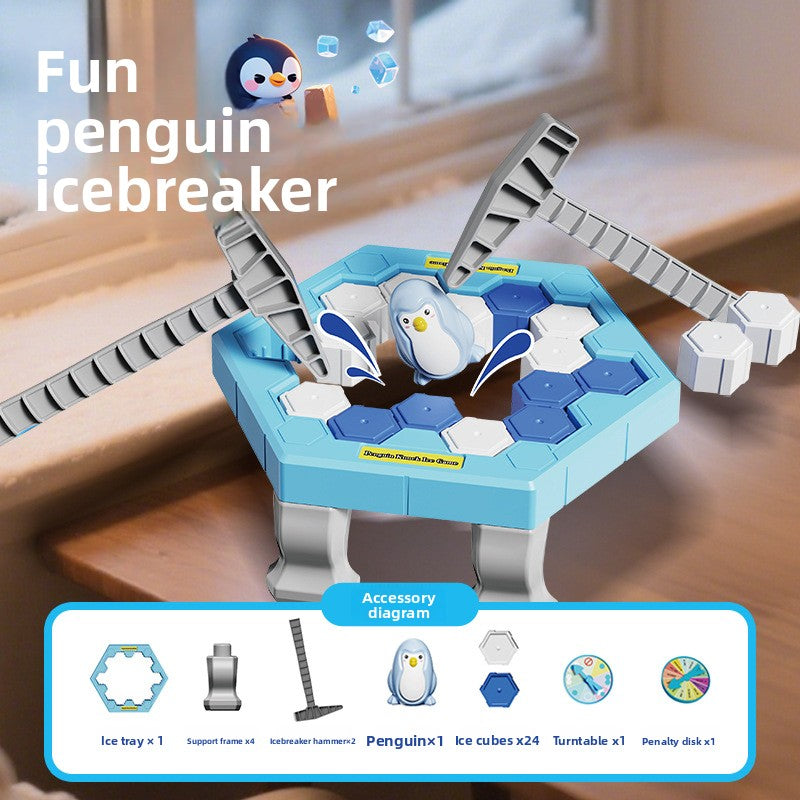 Interactive Penguin Ice Breaking Board Game for Kids