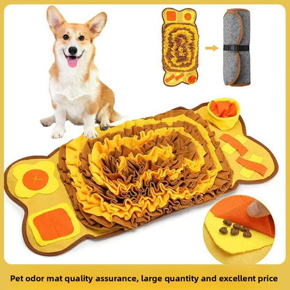 Interactive Pet Sniffing Mat Feeding Pad Training Toy