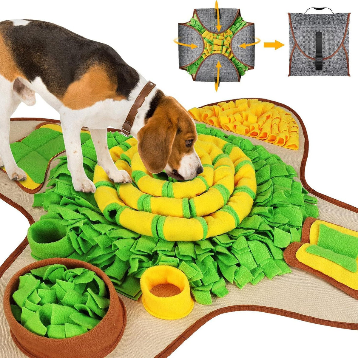 Interactive Pet Sniffing Mat Feeding Pad Training Toy