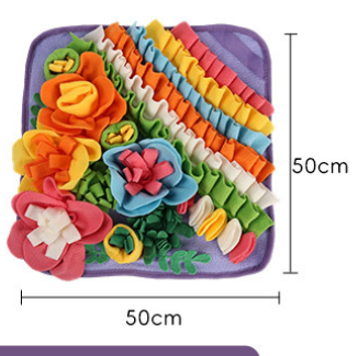 Interactive Pet Sniffing Mat Feeding Puzzle Toy