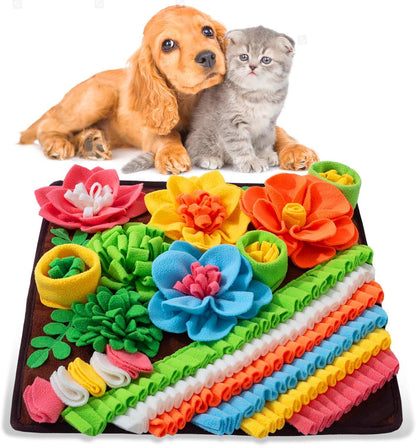Interactive Pet Sniffing Mat Feeding Puzzle Toy