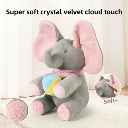 Interactive Singing Elephant Baby Calming Toy