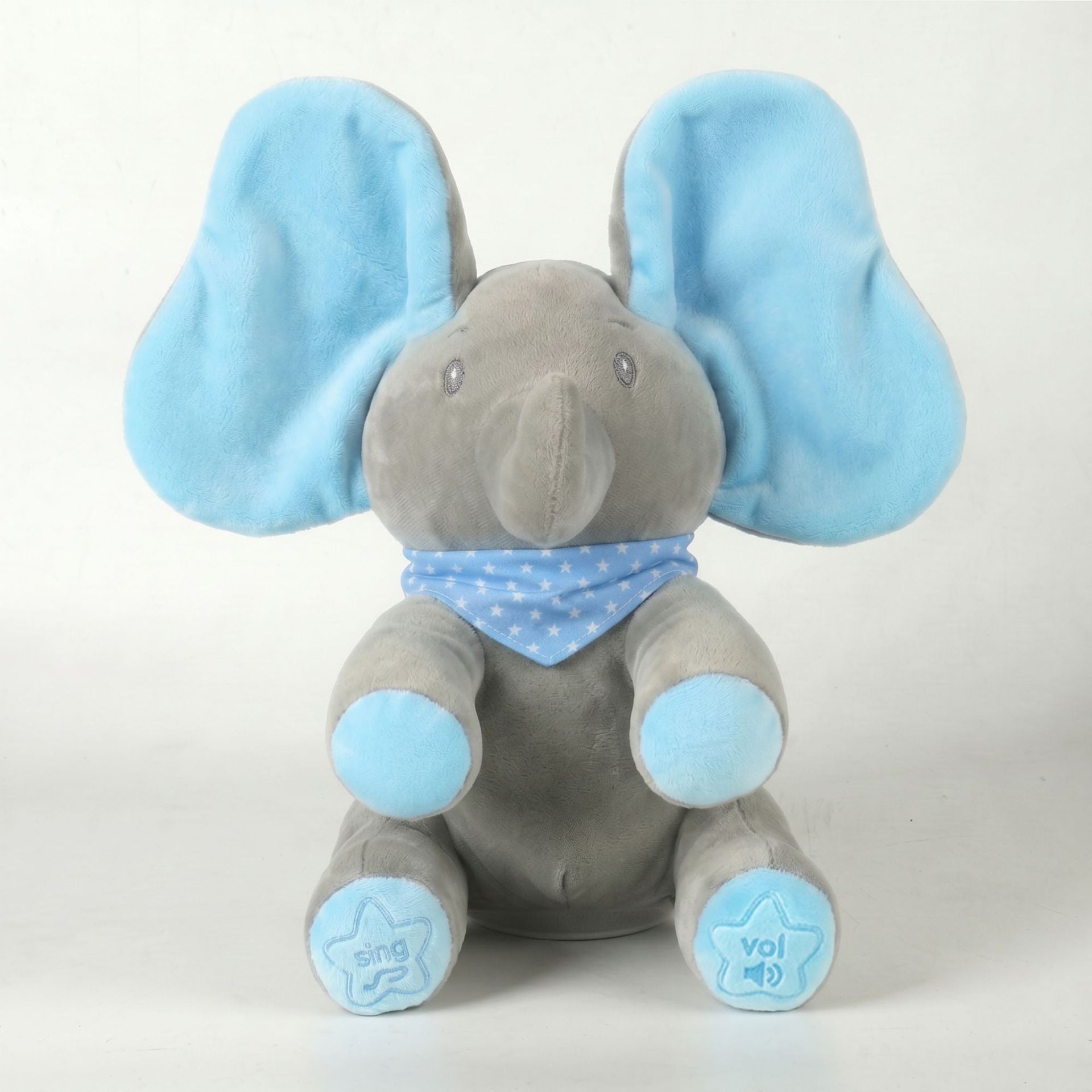 Interactive Singing Elephant Baby Calming Toy