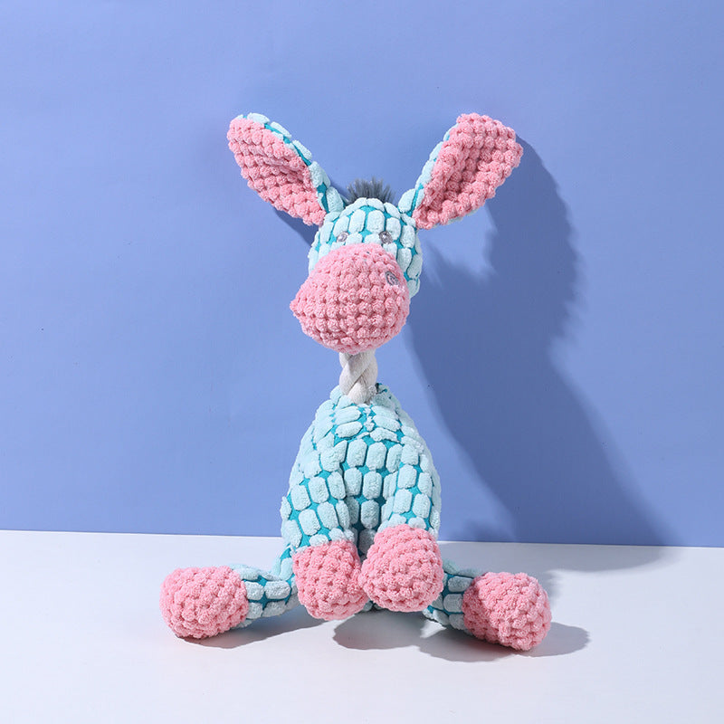 Interactive Squeaky Plush Pet Toy