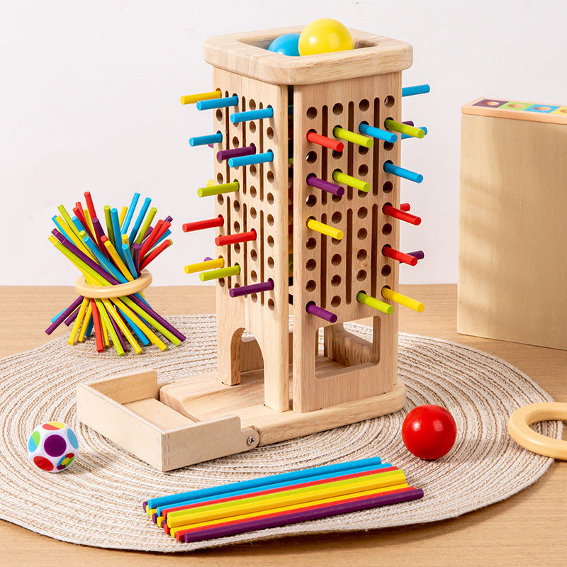 Interactive stick-drawing toy