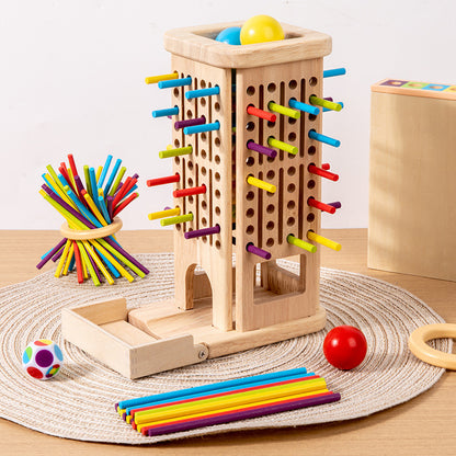 Interactive stick-drawing toy