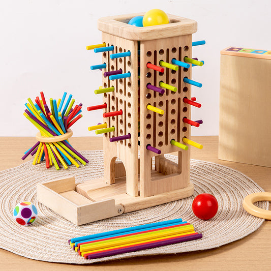 Interactive stick-drawing toy