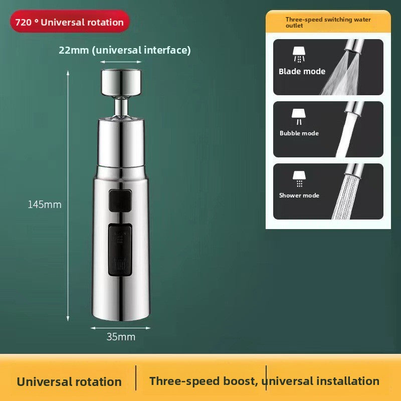 Interface splash-proof nozzle head