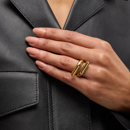 Interlocking Open Ring