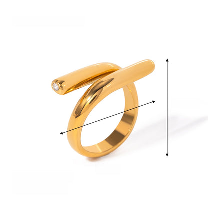 Interlocking Open Ring