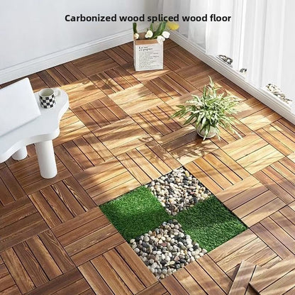 Interlocking Outdoor Wood Flooring