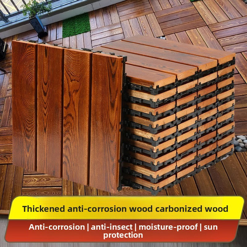 Interlocking Outdoor Wood Flooring