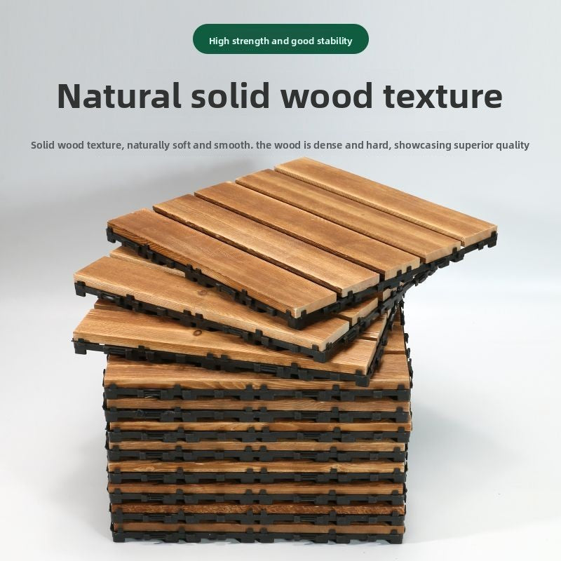 Interlocking Outdoor Wood Flooring