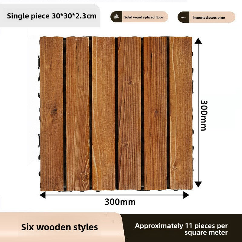 Interlocking Outdoor Wood Flooring