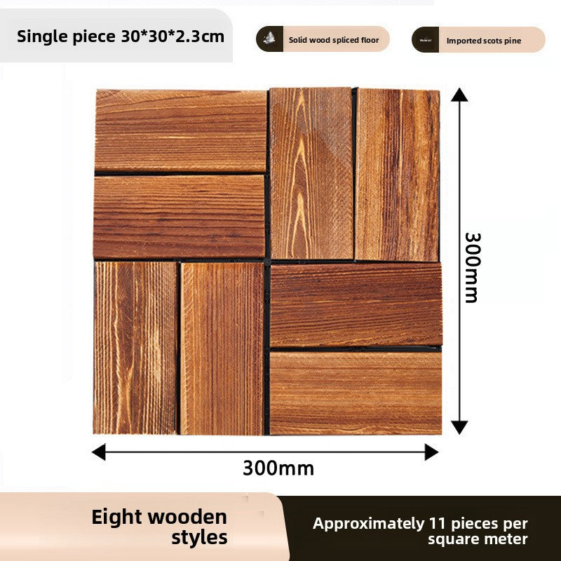Interlocking Outdoor Wood Flooring