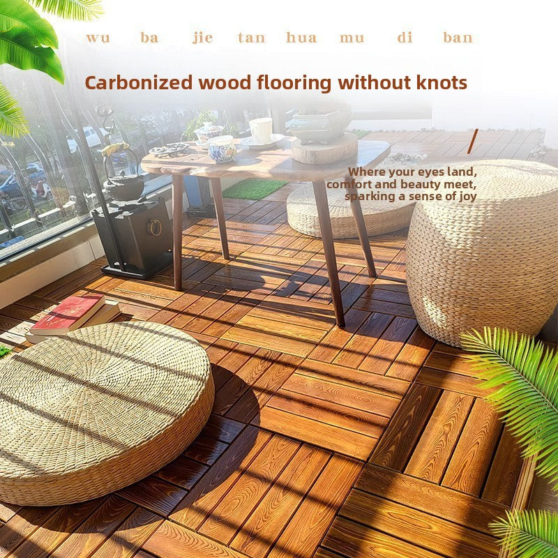 Interlocking Outdoor Wood Flooring
