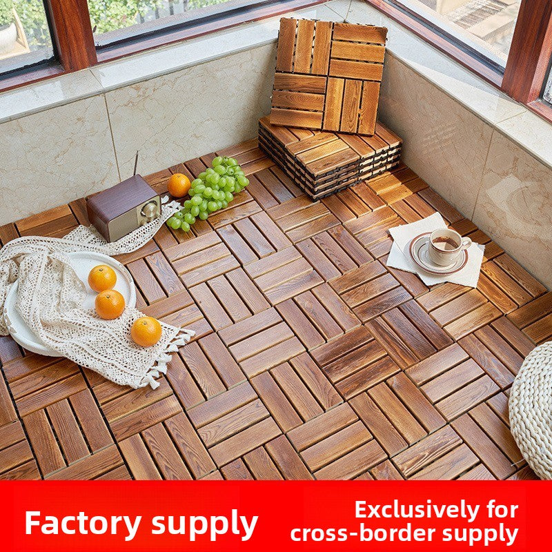 Interlocking Outdoor Wood Flooring