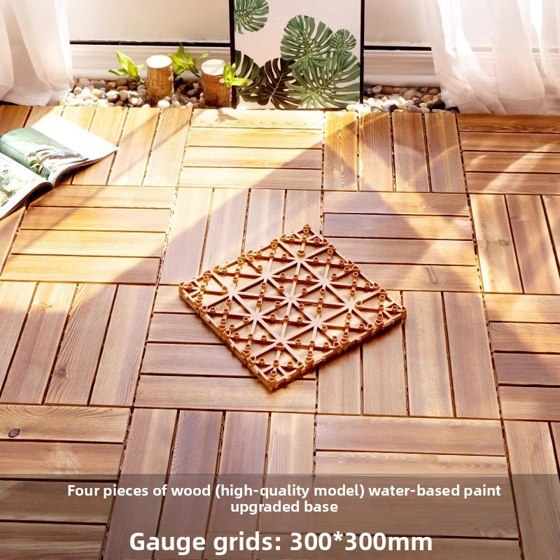 Interlocking Outdoor Wood Flooring