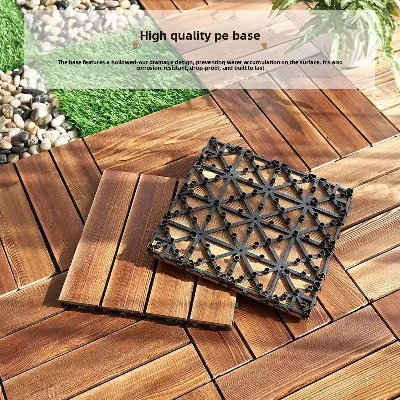 Interlocking Outdoor Wood Flooring
