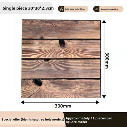 Interlocking Outdoor Wood Flooring