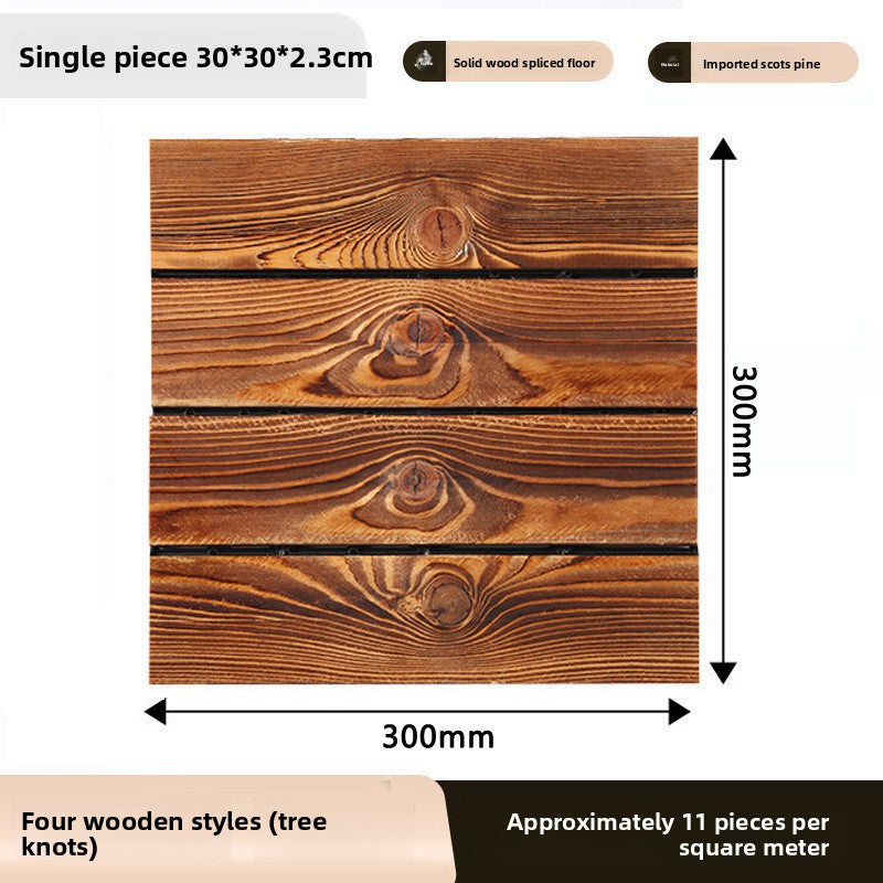 Interlocking Outdoor Wood Flooring