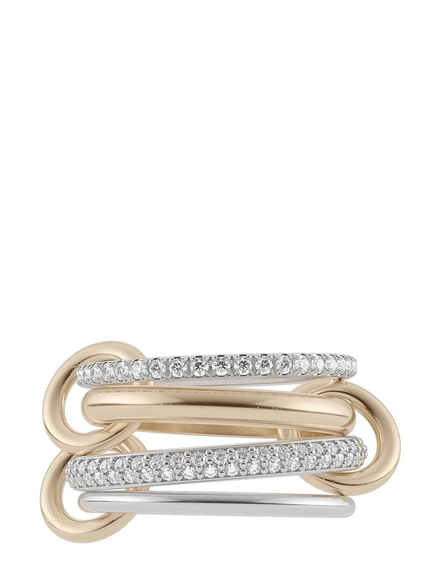 Interlocking Stackable Zircon Rings