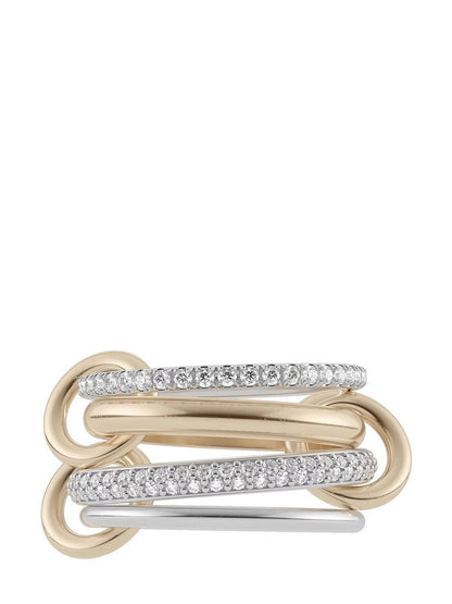 Interlocking Stackable Zircon Rings