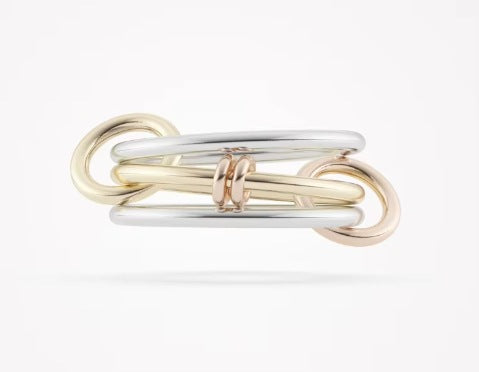 Interlocking Stackable Zircon Rings