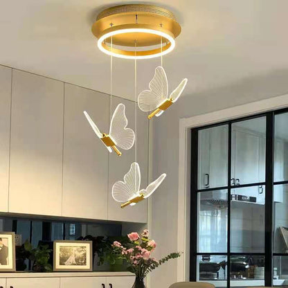 Internet-famous butterfly chandelier