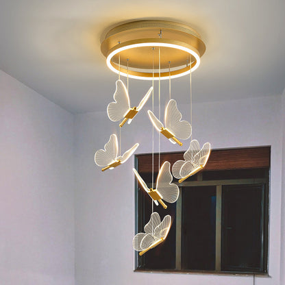 Internet-famous butterfly chandelier
