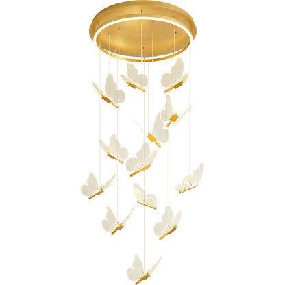 Internet-famous butterfly chandelier