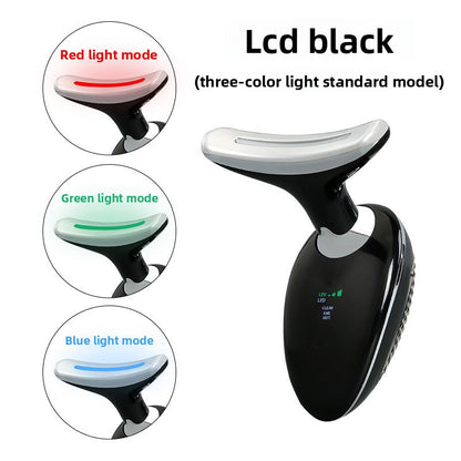 Introduce a massage device to reduce nasolabial folds on the face