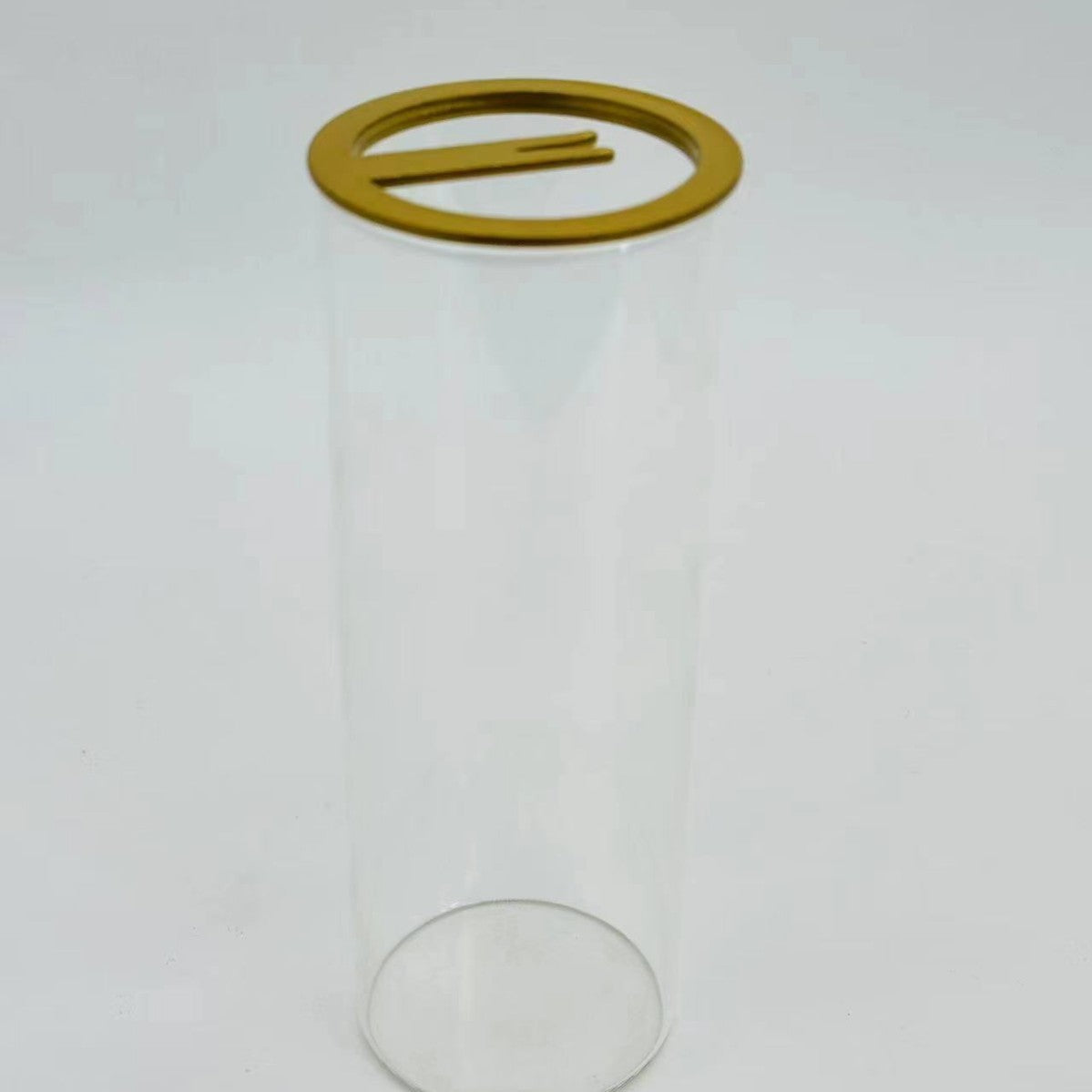 Inverted Glass Bottle Sandalwood Incense Holder with Yoga Timer