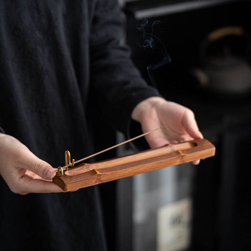 Inverted incense holder