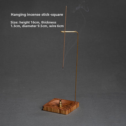 Inverted incense holder