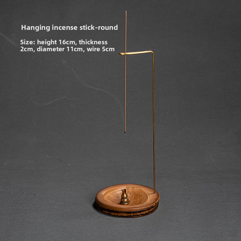 Inverted incense holder