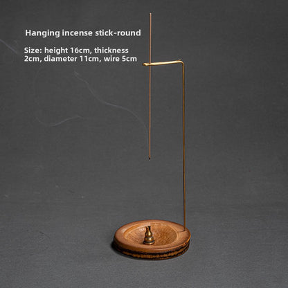 Inverted incense holder