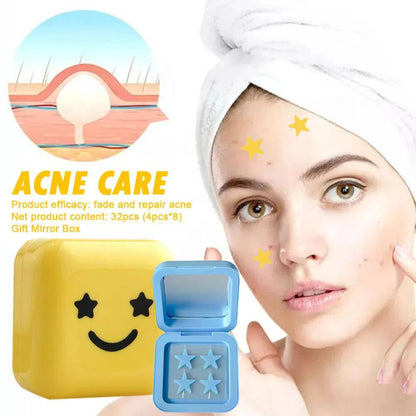 Invisible acne patch