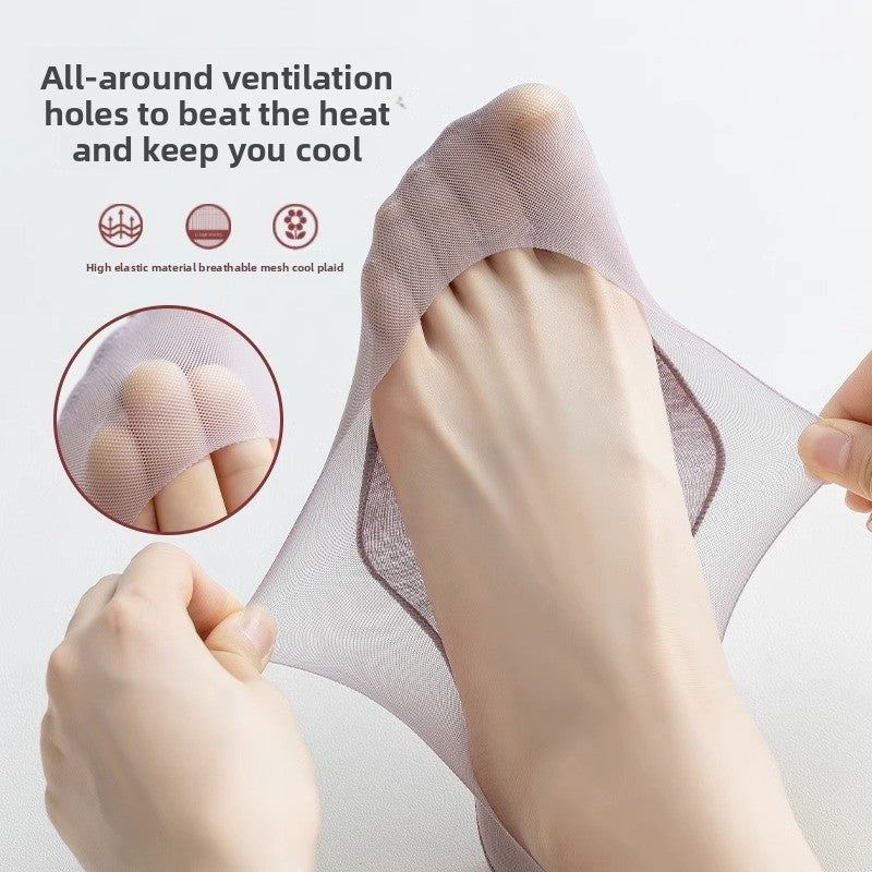 Invisible Breathable Ice Silk Socks