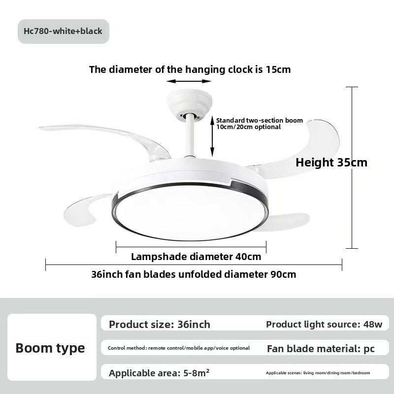 Invisible Ceiling Fan Light