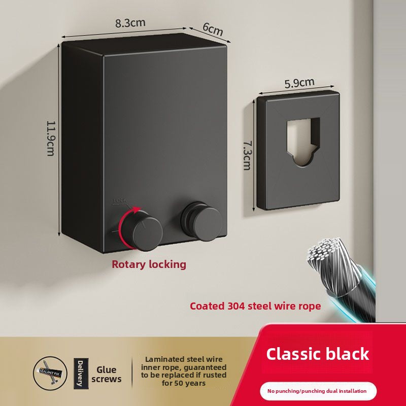 Invisible Clothesline steel wire