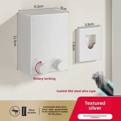 Invisible Clothesline steel wire