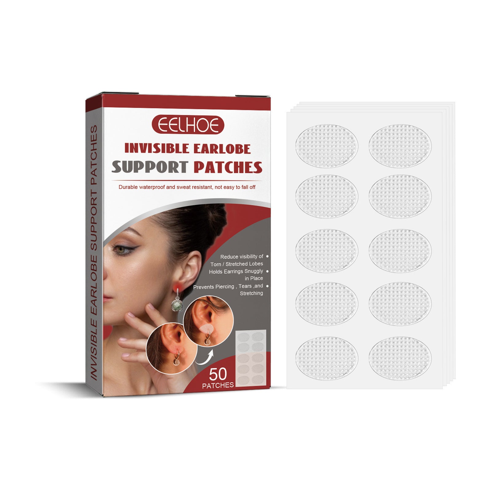 Invisible Earlobe Support Patch