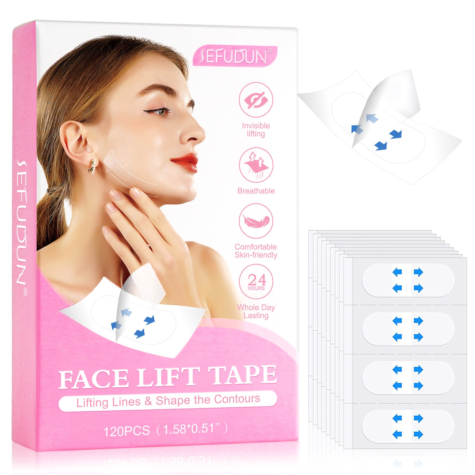 Invisible Face Lifting Patch