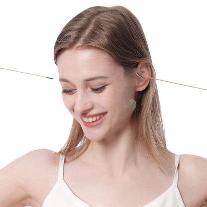 Invisible Facial Lifting Patches with Elastic Ropes