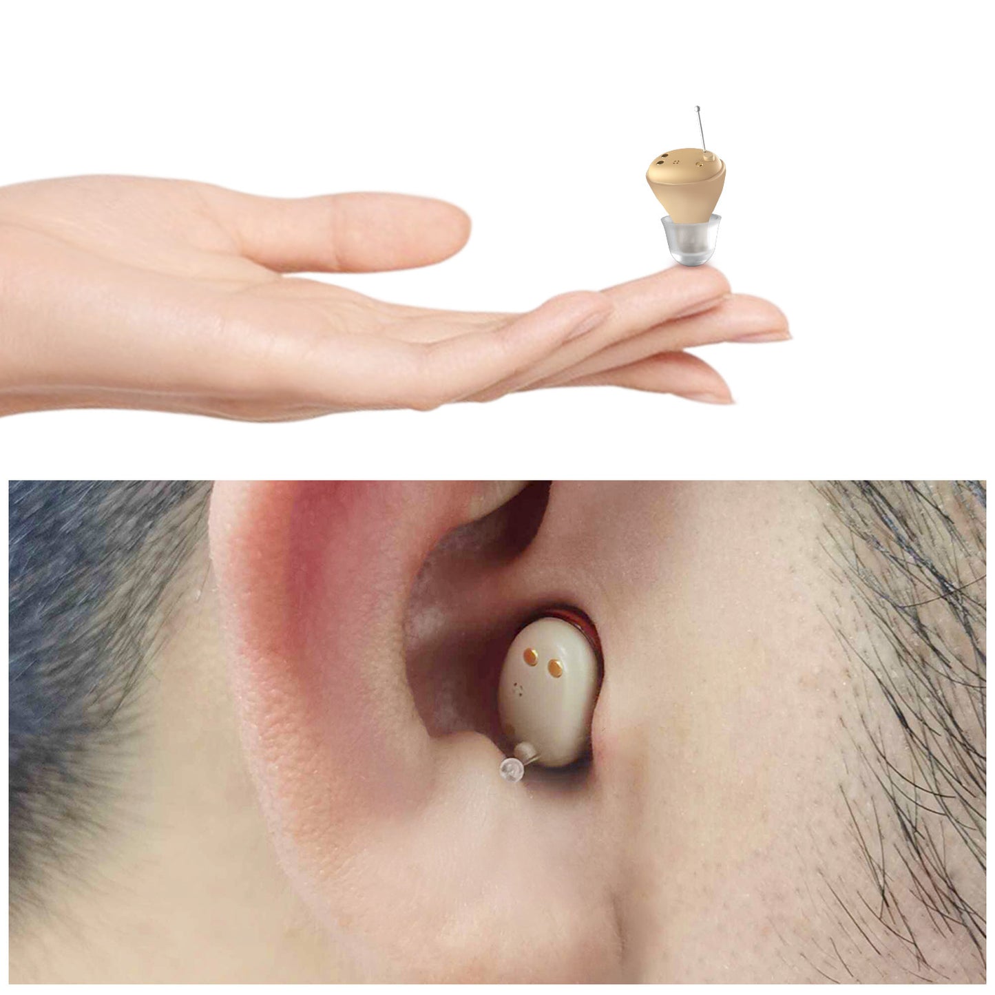 Invisible Hearing Aid Sound Amplifier