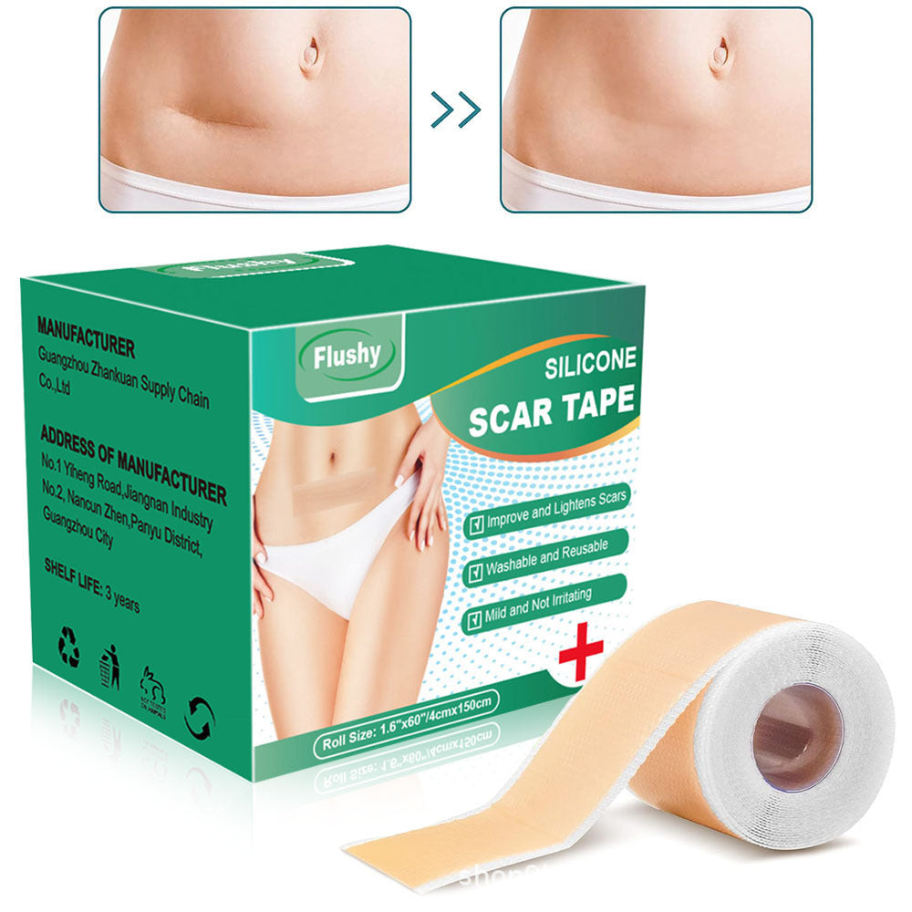 Invisible skin color burn scar care