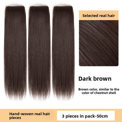 Invisible wig pieces without scars